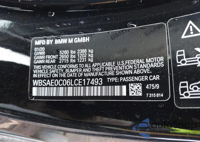 WBSAE0C06LCE17493: 43834194