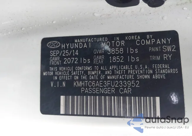 KMHTC6AE3FU233952: 43833524