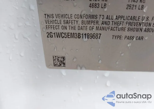 2G1WC5EM3B1189687: 43833556