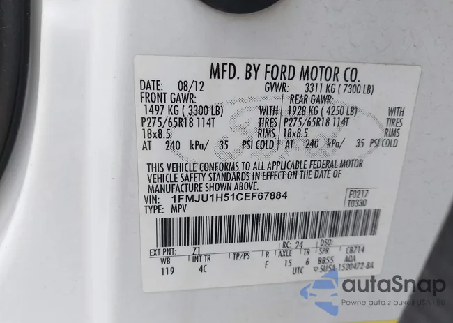 1FMJU1H51CEF67884: 43833852