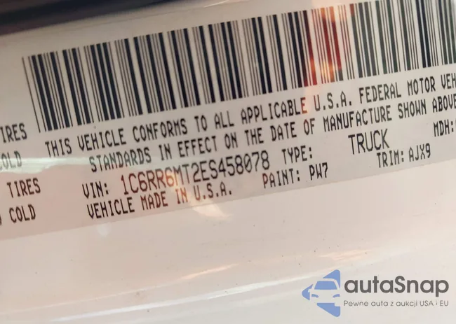 1C6RR6MT2ES458078: 43834952