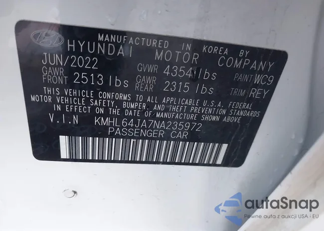 KMHL64JA7NA235972: 43834991