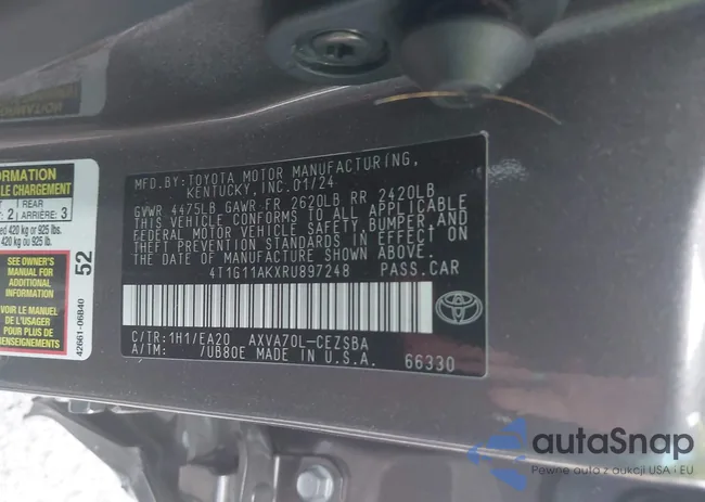 4T1G11AKXRU897248: 43835233