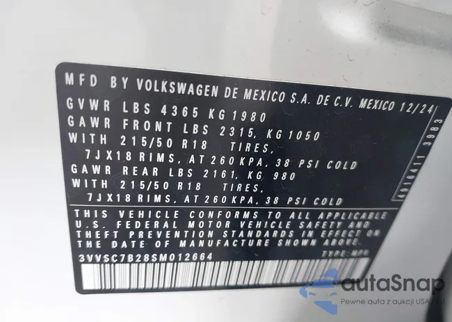 3VVSC7B28SM012664: 43835258