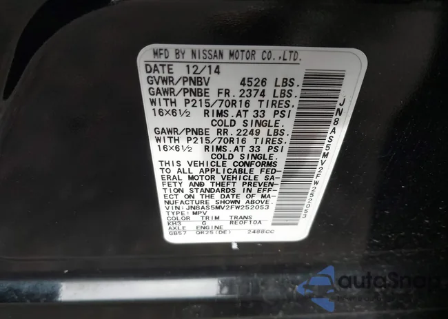 JN8AS5MV2FW252053: 43835456