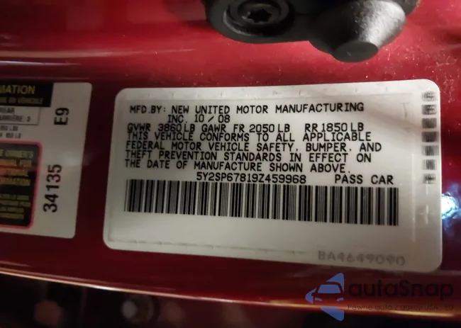 5Y2SP67819Z459968: 43835477