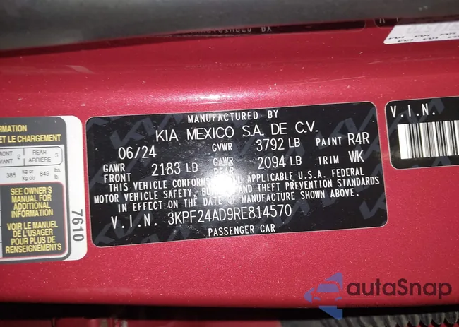 3KPF24AD9RE814570: 43834537