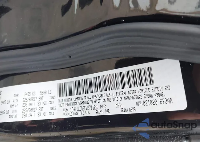 1C4PJLCS3FW671128: 43834633