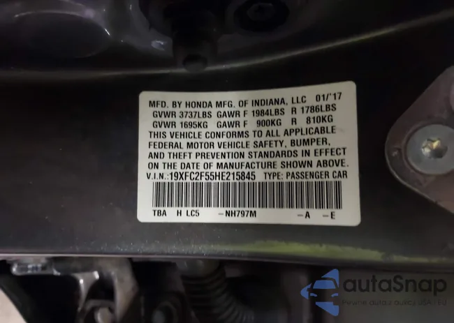 19XFC2F55HE215845: 43836092