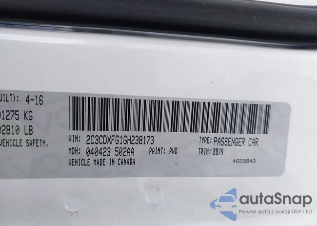 2C3CDXFG1GH238173: 43836212