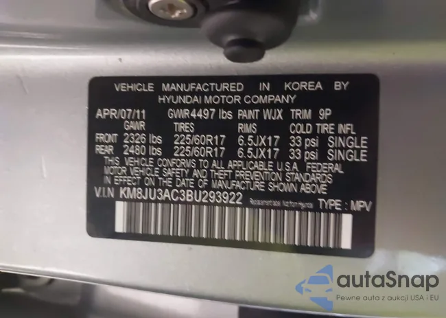 KM8JU3AC3BU293922: 43835519