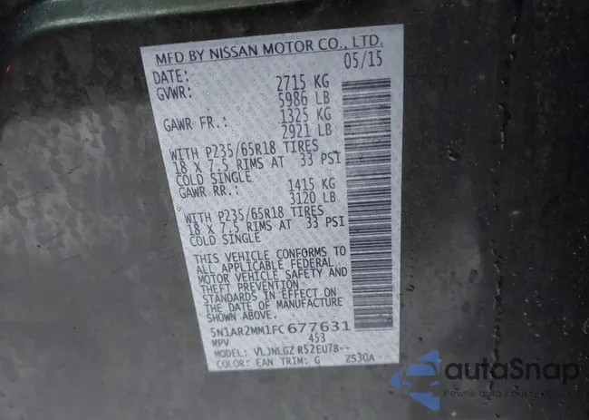 5N1AR2MM1FC677631: 43835889