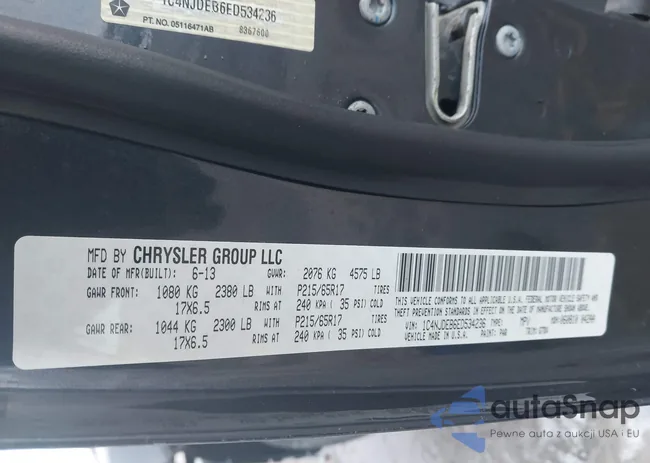 1C4NJDEB6ED534236: 43836919