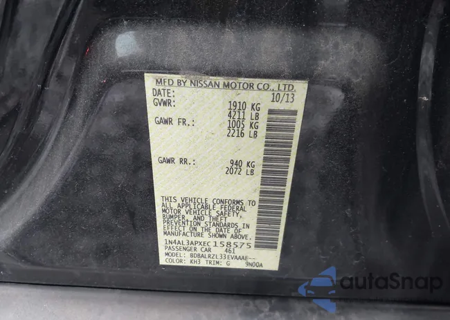 1N4AL3APXEC158575: 43836956