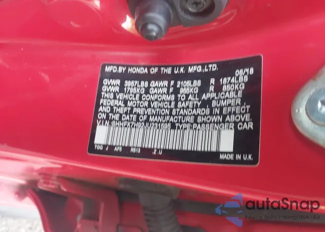 SHHFK7H92JU231595: 43837144