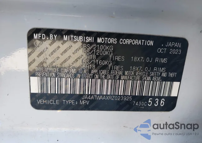 JA4ATWAAXRZ023925: 43837196