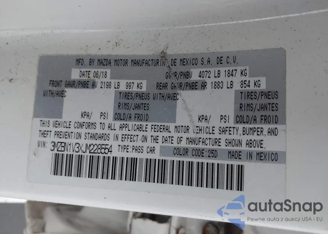 3MZBN1V3XJM228554: 43837243