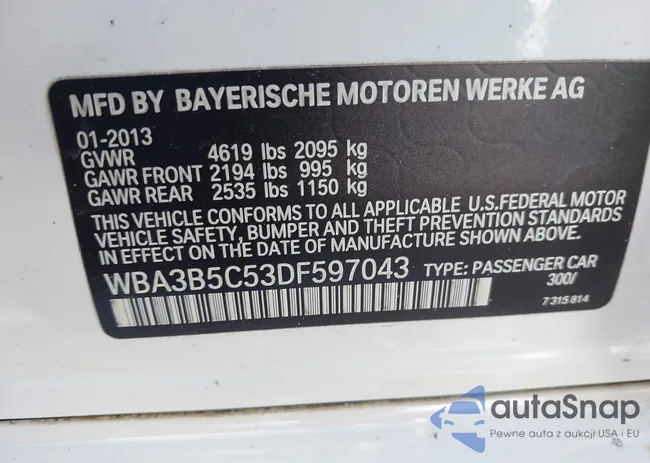 WBA3B5C53DF597043: 43837269