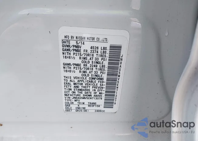 JN8AS5MV5EW713079: 43836704