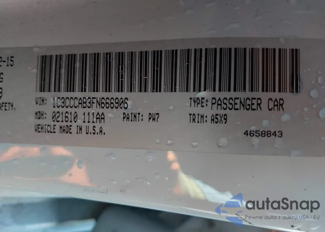 1C3CCCAB3FN666906: 43836731