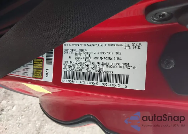 3TYRX5GN3NT066469: 43838006