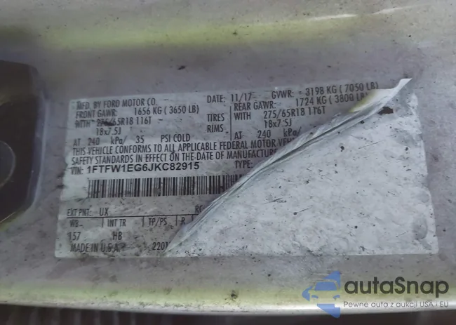 1FTFW1EG6JKC82915: 43838073