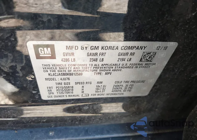 KL4CJASB0KB812589: 43838278