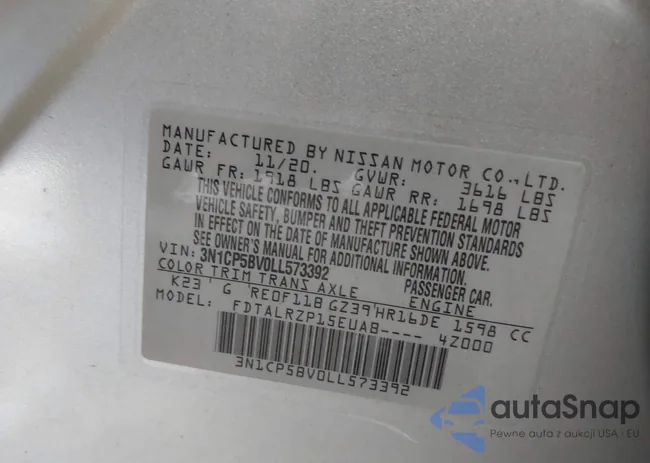 3N1CP5BV0LL573392: 43838435