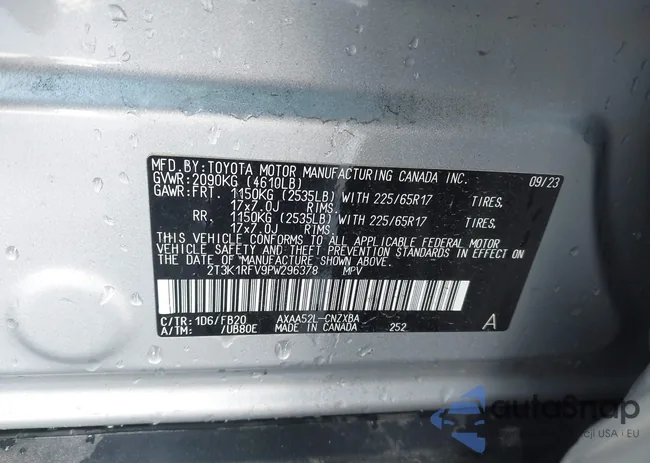 2T3K1RFV9PW296378: 43838466