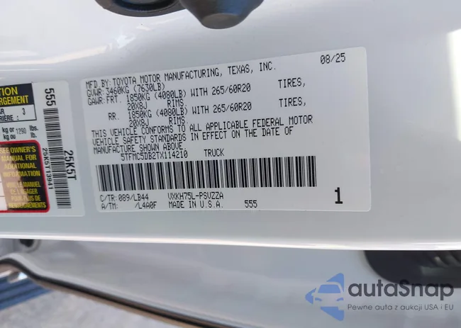 5TFMC5DB2TX114210: 43839021