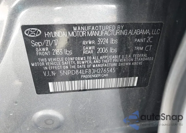 5NPD84LF8JH276545: 43839163