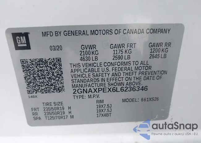 2GNAXPEX6L6236346: 43839976