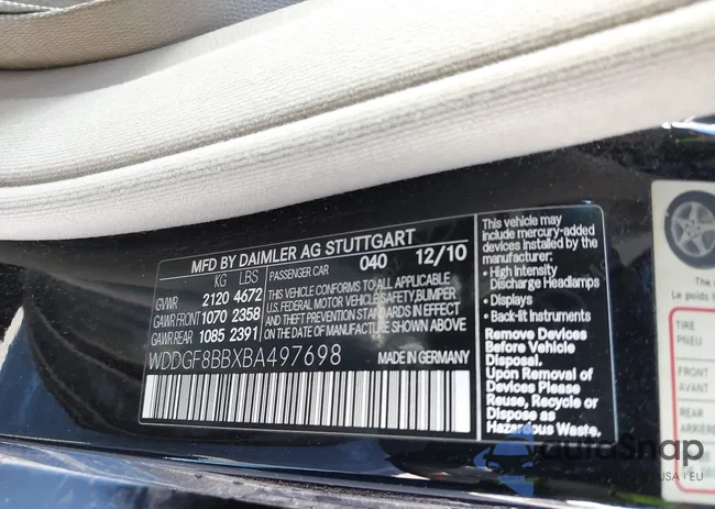 WDDGF8BBXBA497698: 43840149