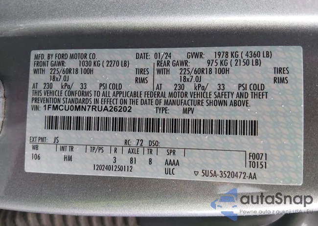 1FMCU0MN7RUA26202: 43840176