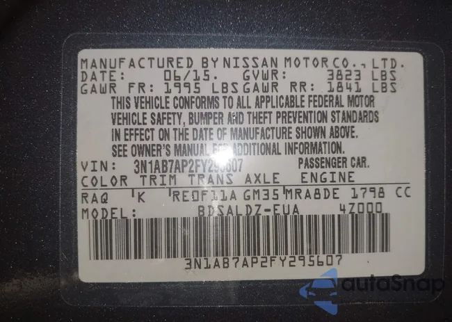 3N1AB7AP2FY295607: 43840232