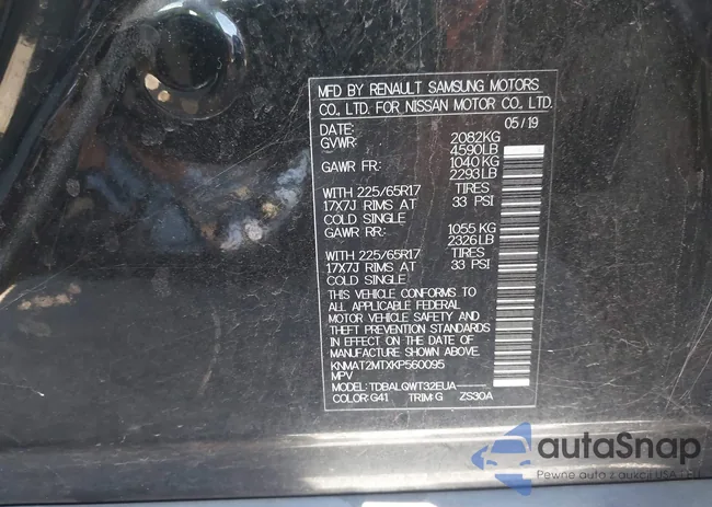 KNMAT2MTXKP560095: 43840240