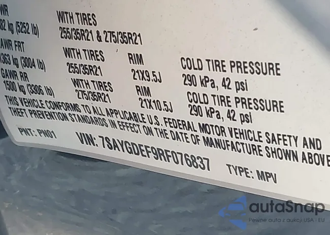 7SAYGDEF9RF076837: 43839785