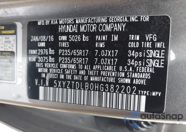 5XYZTDLB0HG382202: 43841172