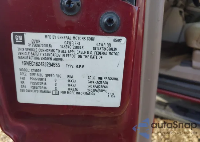 1GNEC16Z42J294533: 43841355