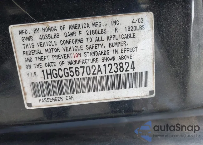 1HGCG56702A123824: 43840615