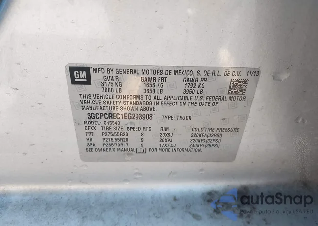 3GCPCREC1EG293908: 43840712