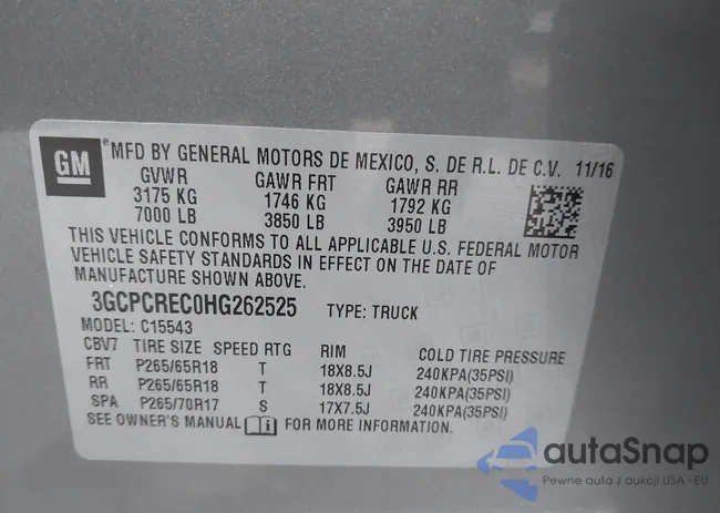 3GCPCREC0HG262525: 43840857