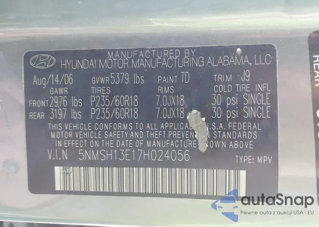 5NMSH13E17H024056: 43842033