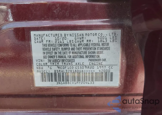 3N1AB8CV1MY204633: 43842388