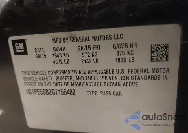 1G1PE5SB2G7156482: 43841663