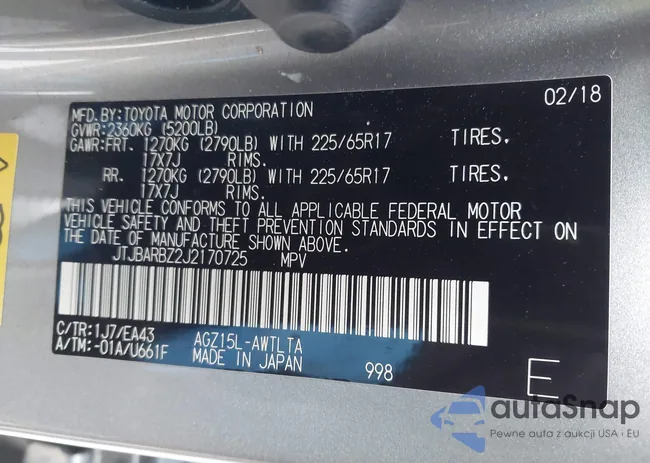 JTJBARBZ2J2170725: 43841679