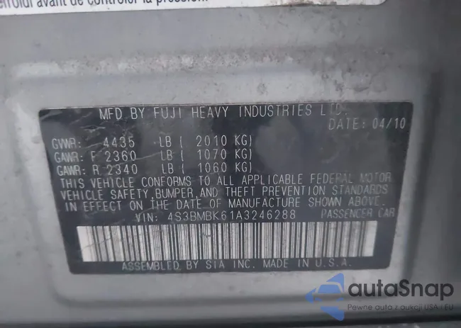 4S3BMBK61A3246288: 43841801