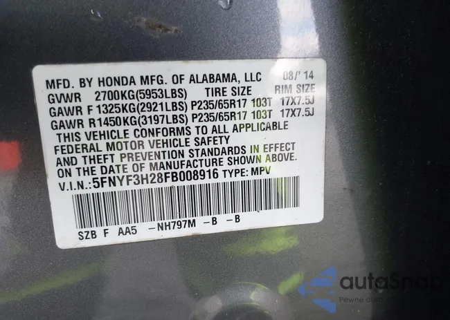 5FNYF3H28FB008916: 43841858