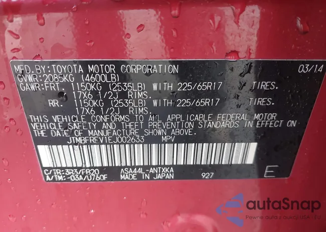 JTMBFREV1EJ002633: 43844241