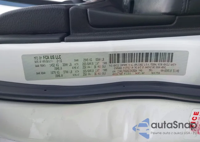 1C4RJFAG0GC343564: 43844297